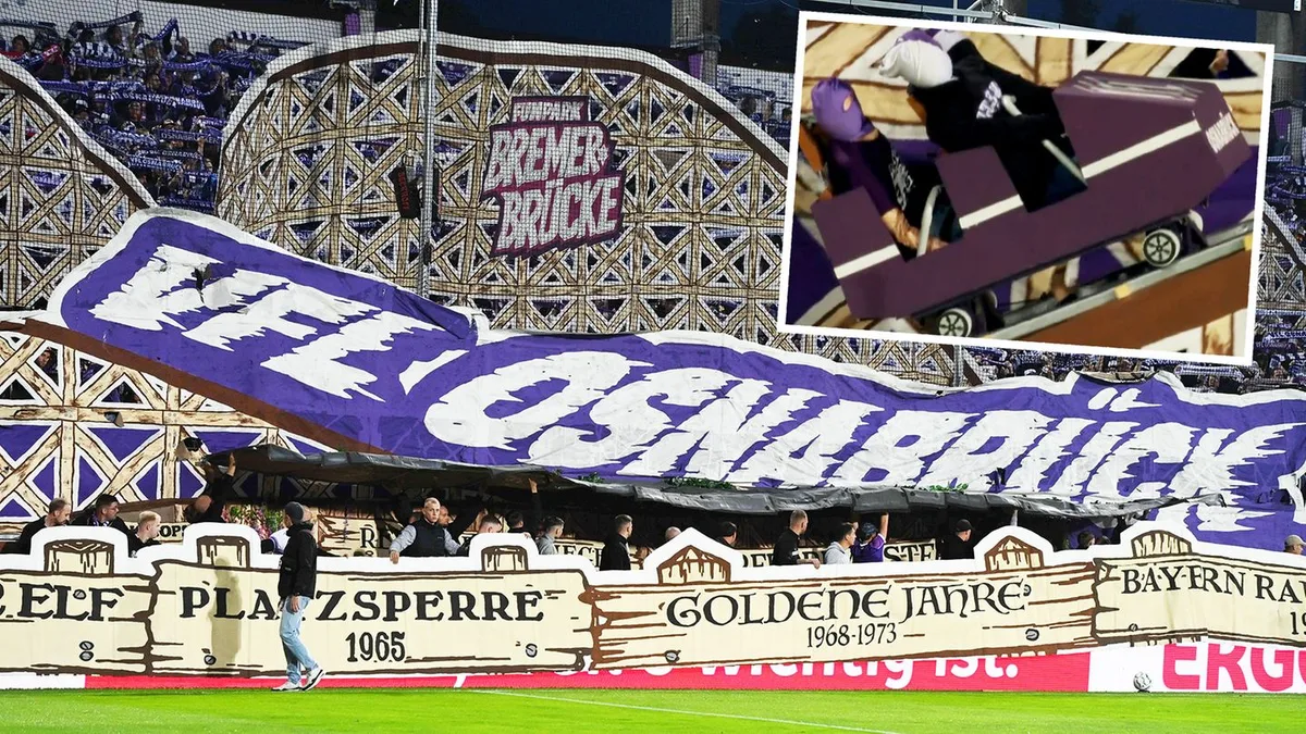 DFB-Pokal gegen Bayern: „Das war Wahnsinn“ – Osnabrück begeistert mit sensationeller Achterbahn-Choreo