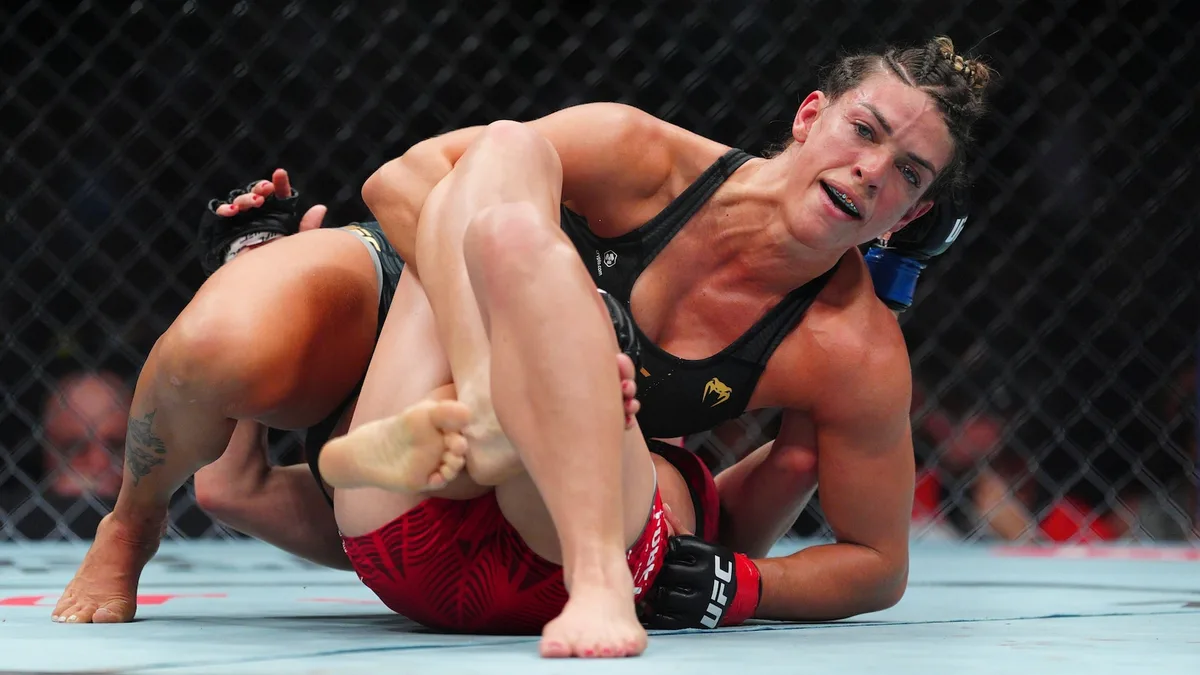 Mackenzie Dern wins 115-pound title defense at UFC 330; Makhachev goes for record win streak
