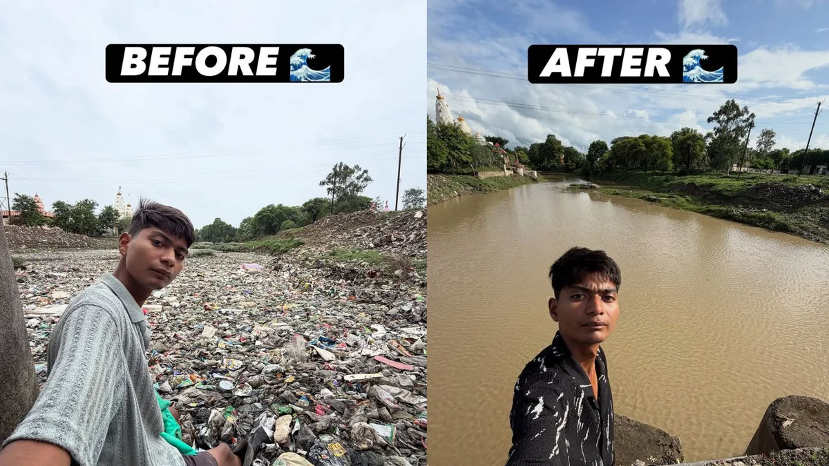 Meet ‘Tabahi’, the college-goer who went viral for cleaning a pond