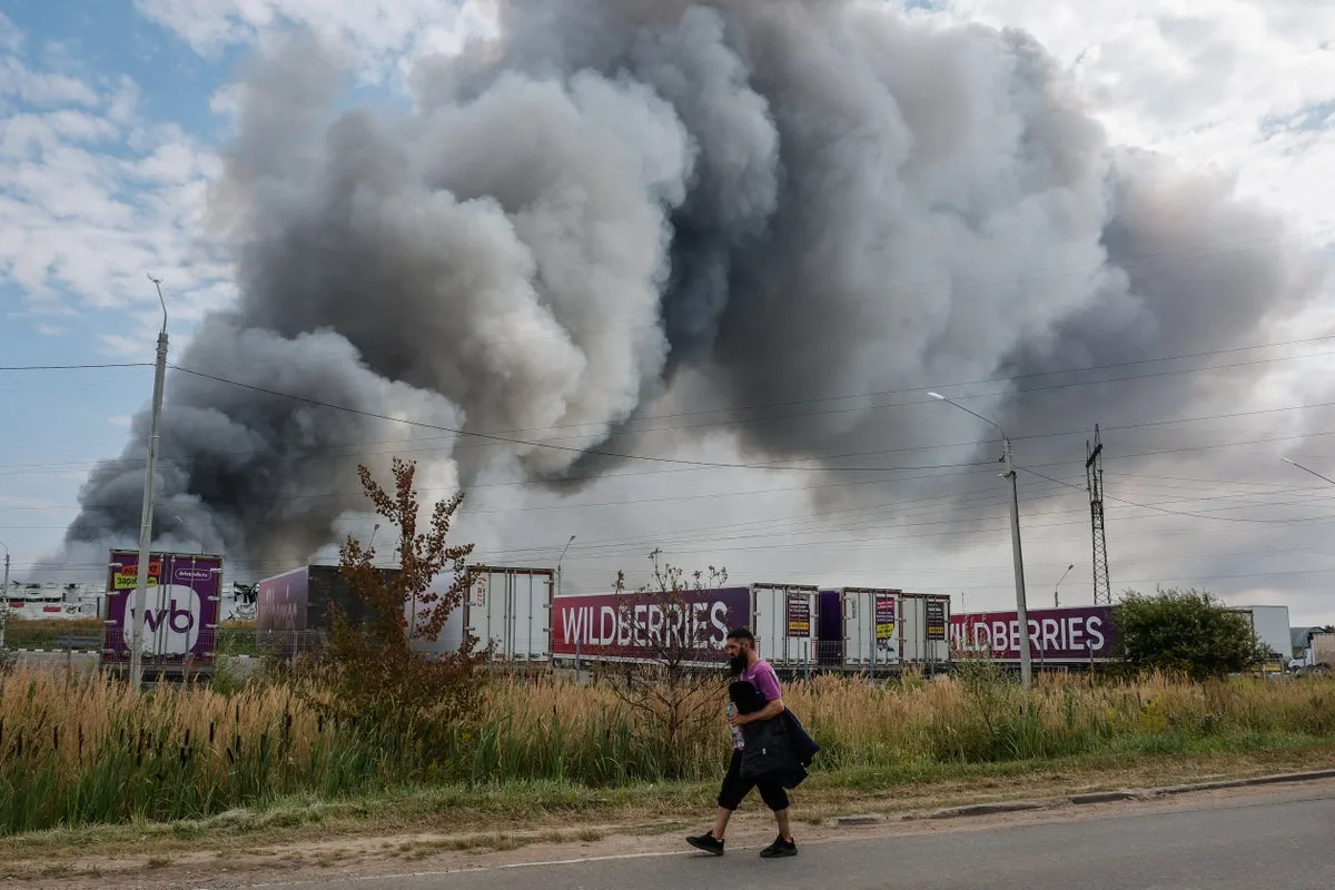 Ukraine-Russia war latest: Kyiv blows up biggest ‘Russian Amazon’ hub in massive drone attack
