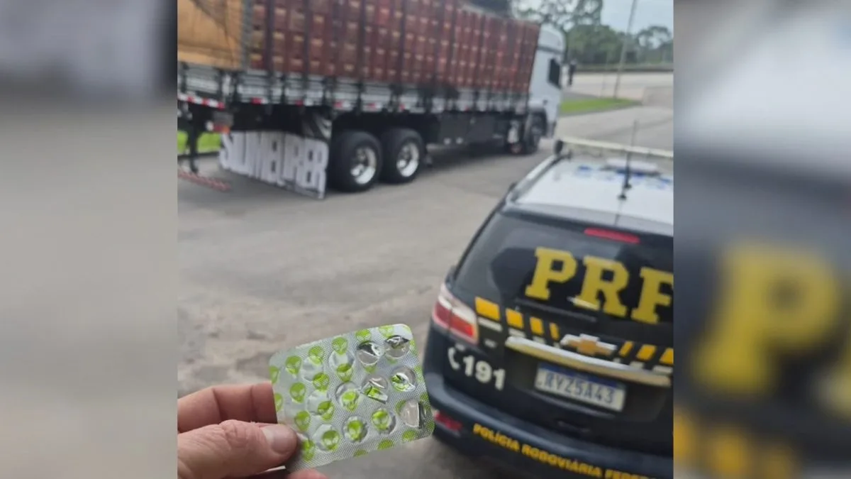 Caminhoneiro estava sob efeito de rebite ao ser flagrado a 150 km/h, após 23 horas consecutivas ao volante em trajeto de 1,8 mil km