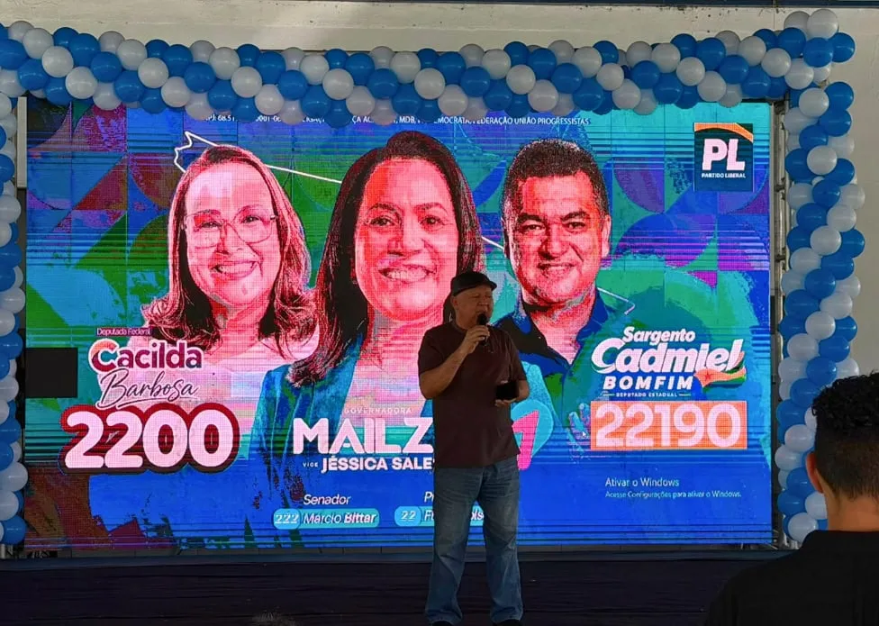 Negando ligação com Alan, Pastor Luiz Gonzaga mobiliza multidão para declarar apoio a Mailza
