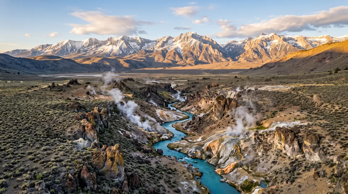 Rochas vulcânicas de idades diferentes se sobrepõem perto de Mammoth Lakes e deixam crateras, cones e uma caldeira gigantesca lado a lado