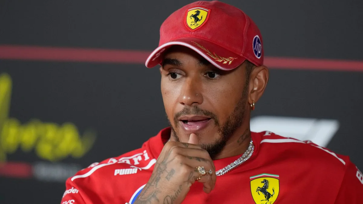 Hamilton reveals hope of becoming first black Ferrari driver to win in Italy
