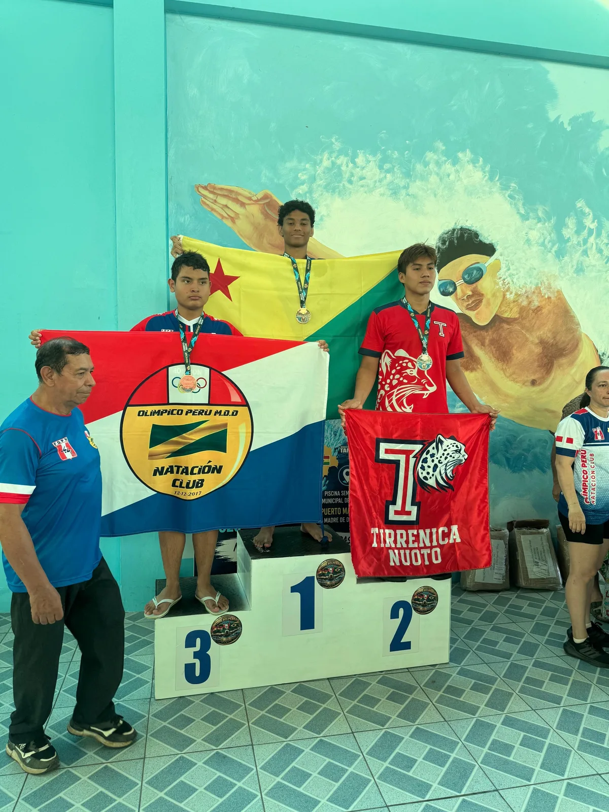 Com 22 ouros, Acre fatura 42 medalhas e fica em 4º na Copa Bolpebra de Natação; Brasil é vice