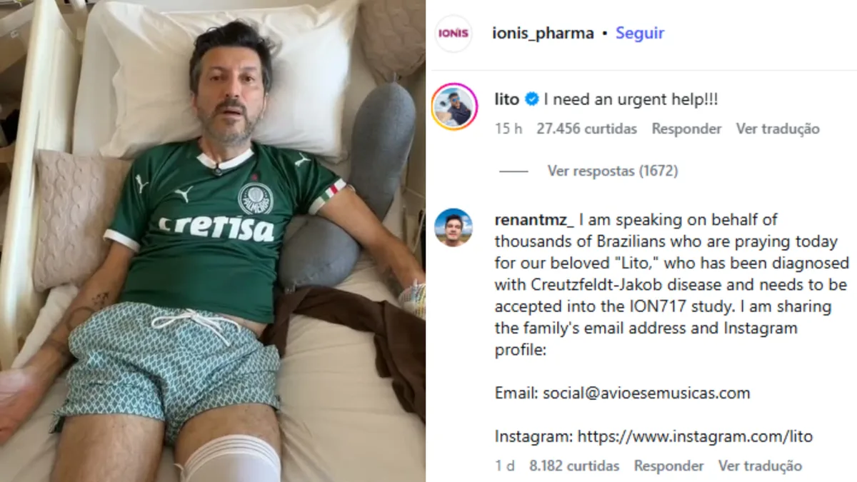 Mobilização nas redes busca vaga para Lito Sousa em estudo experimental
