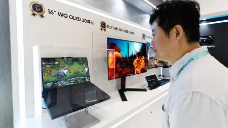 Samsung zeigt 300-Hertz-OLED für Notebooks