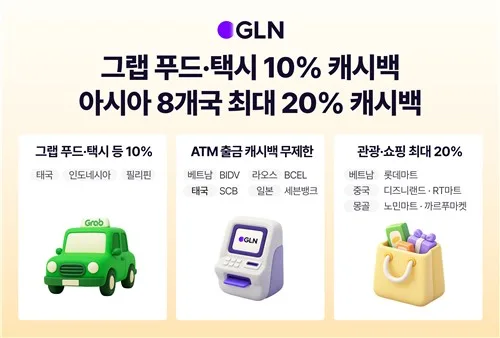 [게시판] GLN인터내셔널, 동남아 여행 앱 '그랩' 캐시백 이벤트