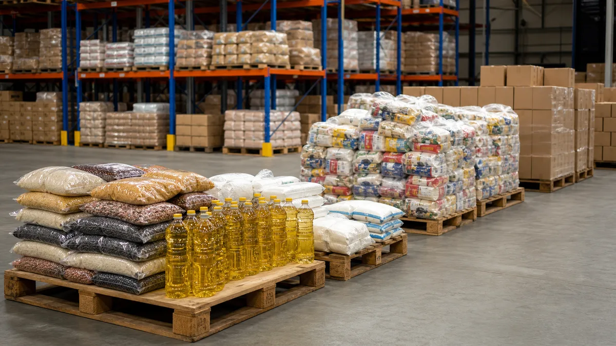 Conab realiza leilão para compra de 8 mil cestas de alimentos