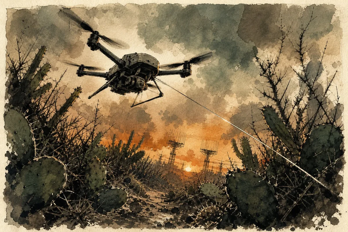 Drones de fibra óptica: la tecnología de la guerra de Ucrania y Rusia que llegó a los cárteles mexicanos