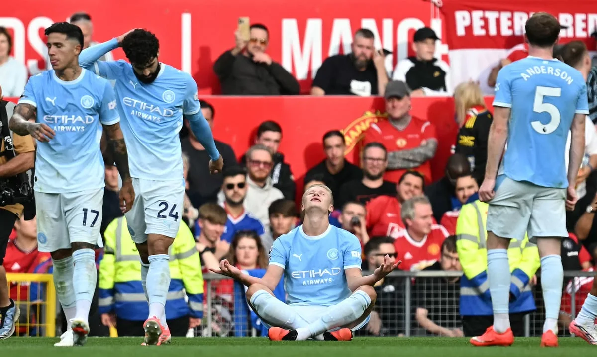 Manchester United 0-1 Man City: Controversial Erling Haaland goal earns ten-men victory in Manchester derby