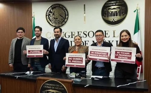 Morena en Congreso de CDMX pedirá modificar redacción del Programa de Ordenación para evitar confusión sobre predial; descartan aumento