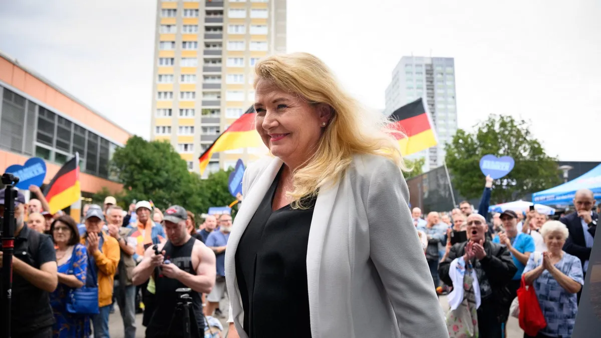 Berlin-Wahl - Kristin Brinker von der AfD: Spitzenkandidatin ohne Regierungschancen