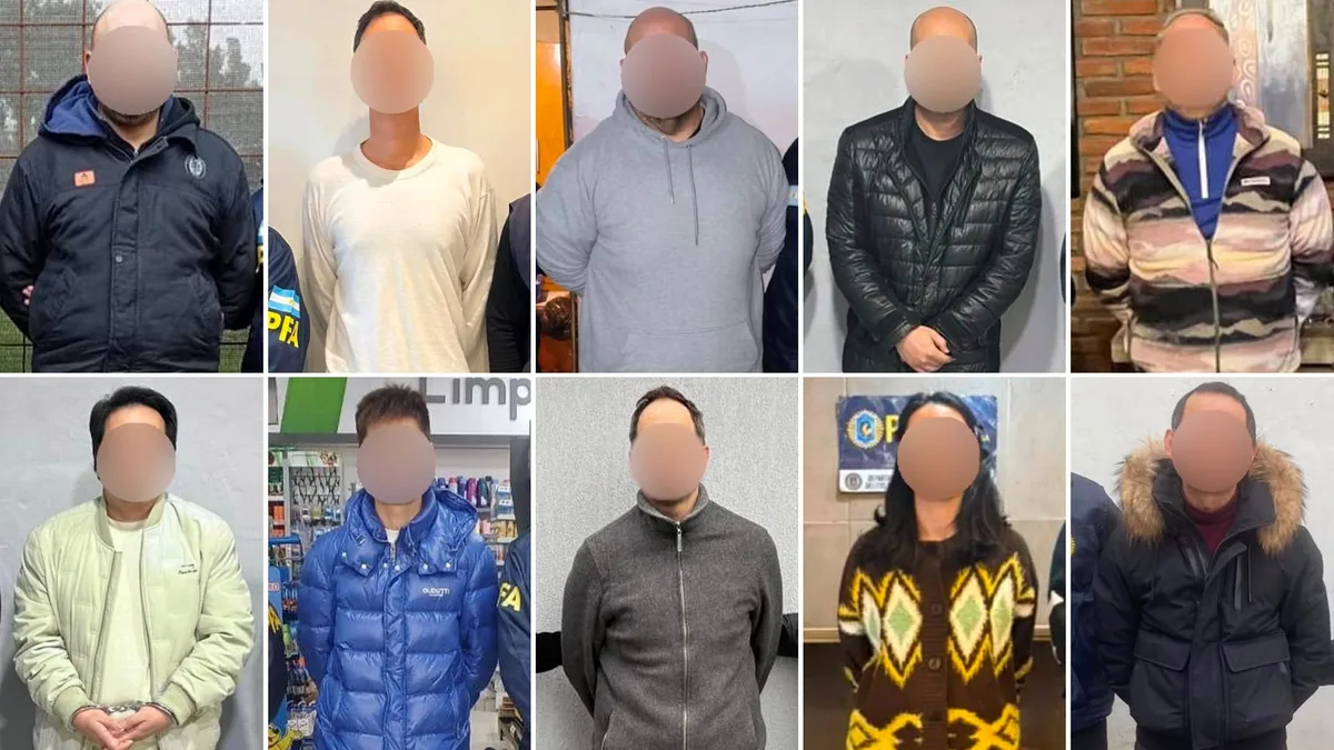 Operativo contra la “mafia china” en La Plata: nuevas detenciones y secuestro de armas tras 15 allanamientos