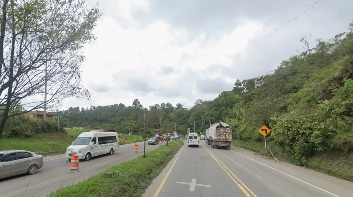 Fuertes lluvias provocaron la caída de un árbol en la vía Bogotá-Girardot: hay paso restringido