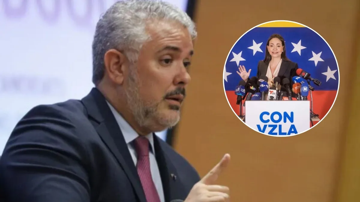 Iván Duque pidió poner fecha a las elecciones en Venezuela y reclamó garantías para María Corina Machado: “Cayó el dictador, pero no la dictadura”
