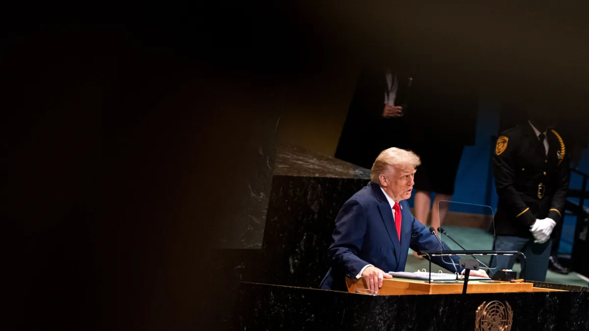 F.A.Z. frühdenker: Was sagt Donald Trump zu Beginn der UN-Generaldebatte?