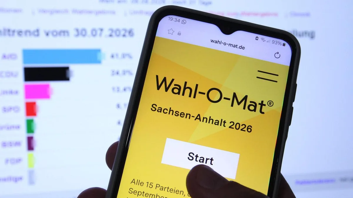 Sachsen-Anhalt: Wahl-O-Mat zur Landtagswahl: Welche Partei passt am besten zu mir?