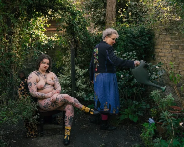 A naked performance artist in the garden with her mum: Rona Bar and Ofek Avshalom’s best photograph