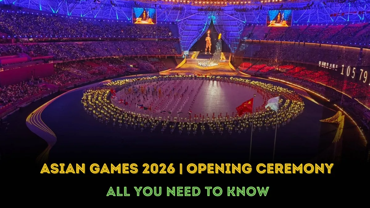 Asian Games 2026 opening ceremony live time, flag-bearers, venue, streaming