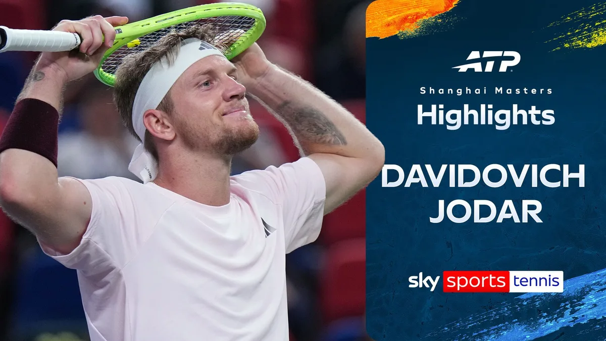 Davidovich Fokina beats rising star Jodar to claim maiden Masters title in Shanghai