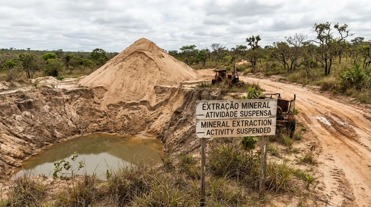 Dono de sítio retirava areia do próprio terreno para fazer obras e descobre que o mineral não pertence automaticamente ao proprietário do solo