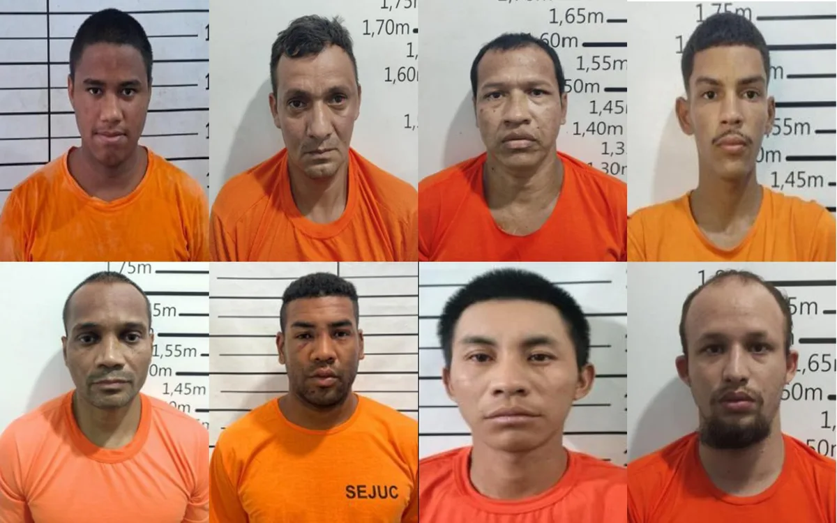 Dicap divulga foto de oito detentos que não retornaram da saída temporária de Dia dos Pais