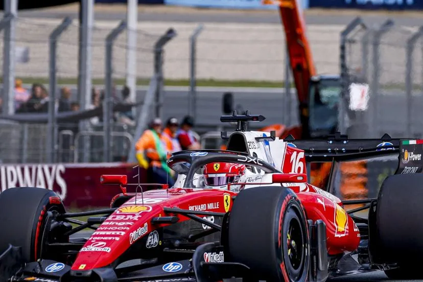 Charles Leclerc, après sa deuxième place en course sprint : « Quand on est le seul à tenter quelque chose, c'est soit la bonne décision, soit la mauvaise »