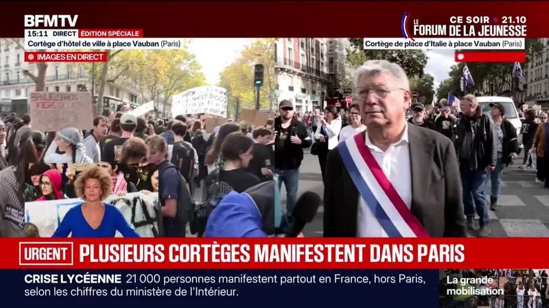 Mobilisation lycéenne et étudiante: "On soutient de manière pleine et entière ce mouvement", explique Éric Coquerel, député LFI de Seine-Saint-Denis