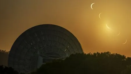 Sonnenfinsternis: Weitere beeindruckende Aufnahmen aus dem All und vom Boden