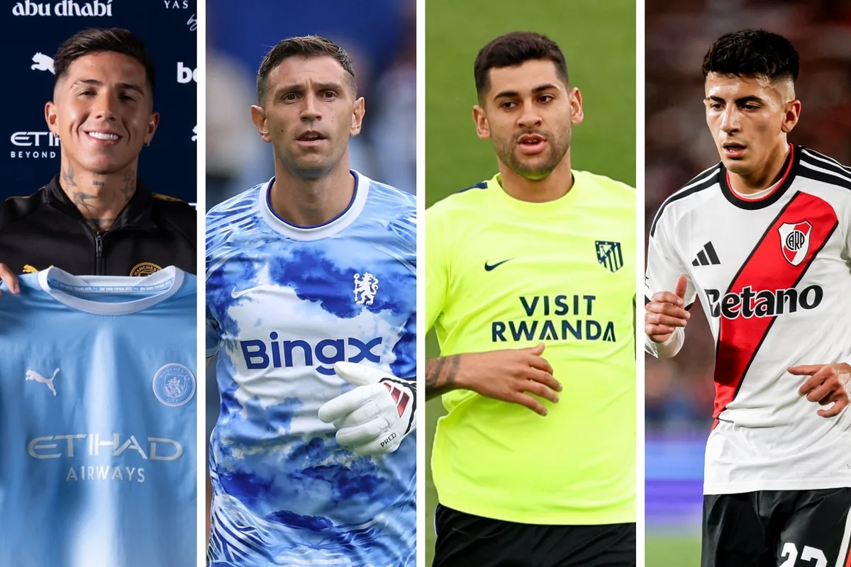 De la bomba de Almada al récord de Enzo Fernández: los 12 argentinos que cambiaron de club tras el Mundial