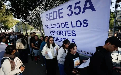 UNAM inicia examen de control en la CDMX; Palacio de los Deportes recibe a aspirantes para presentar segunda evaluación