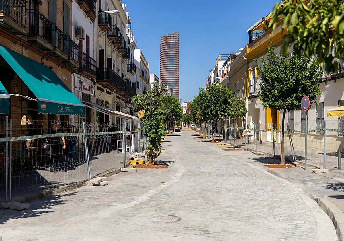 La calle Castilla abrirá al tráfico el viernes 2 de octubre, dos semanas antes de lo previsto