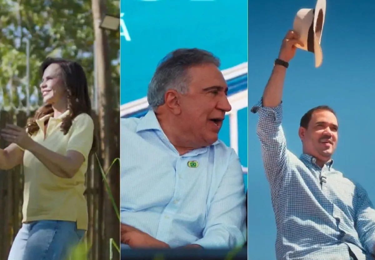 Dorinha fala em continuidade, Laurez destaca parcerias e Vicentinho aposta em renovação no primeiro dia de campanha na TV