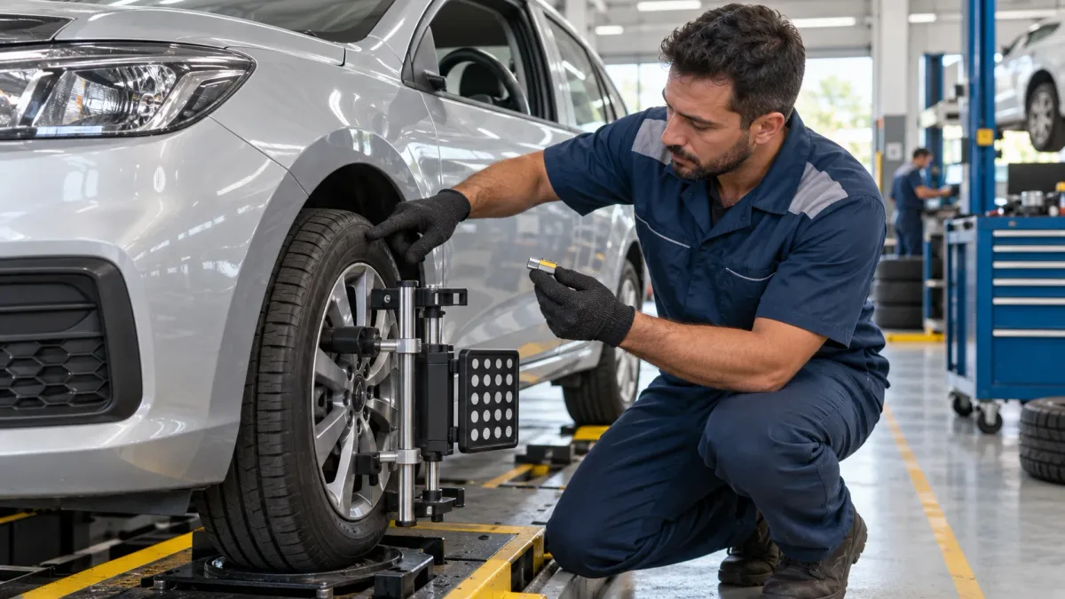 Alinhamento ou balanceamento: qual serviço fazer quando o volante começa a vibrar ou o carro puxa para um lado?