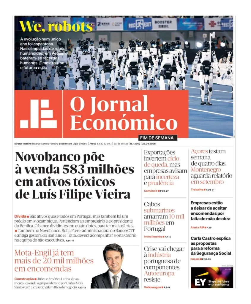 Leia aqui o Jornal Económico desta semana
