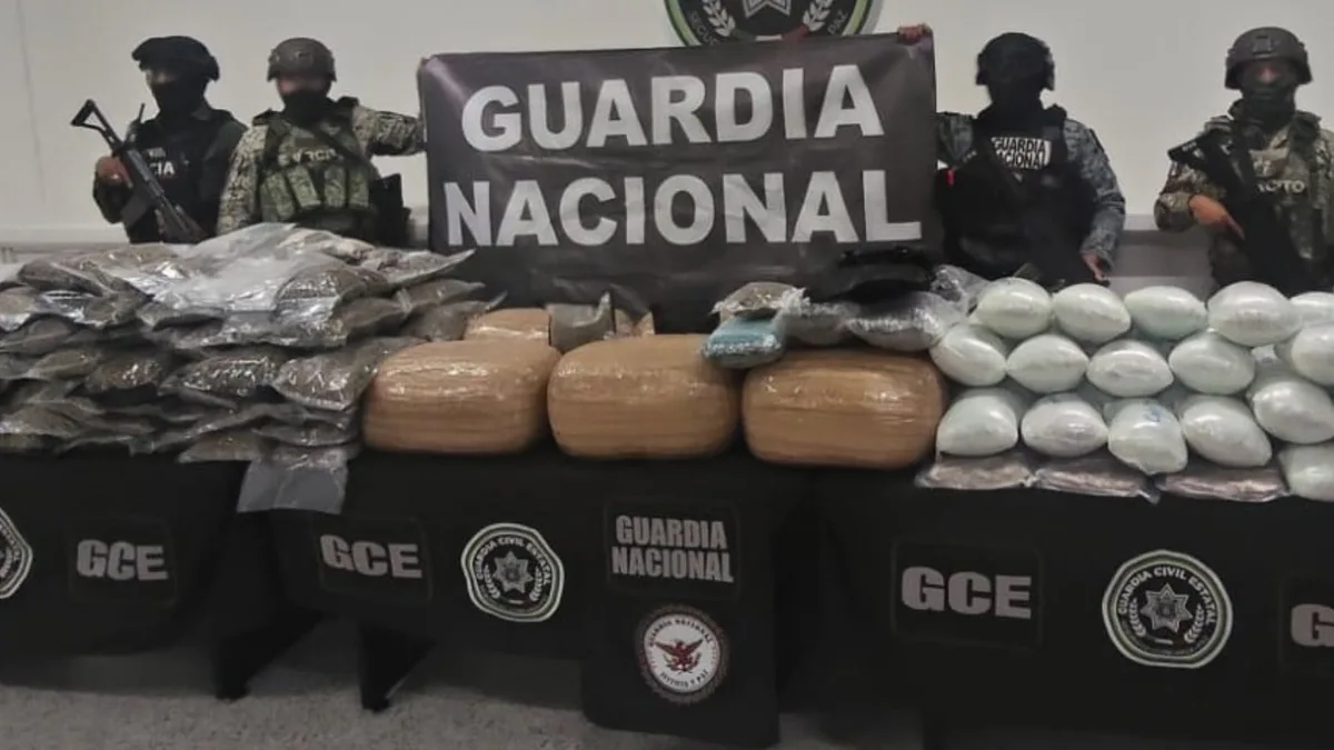 Ocultaron más de 100 kilos de droga en una brecha cercana a un campo de futbol: así localizó la Guardia Nacional la marihuana