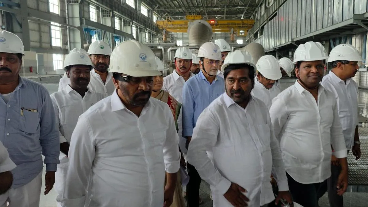 BRS teams visit Genco thermal power plants, inspect coal stocks
