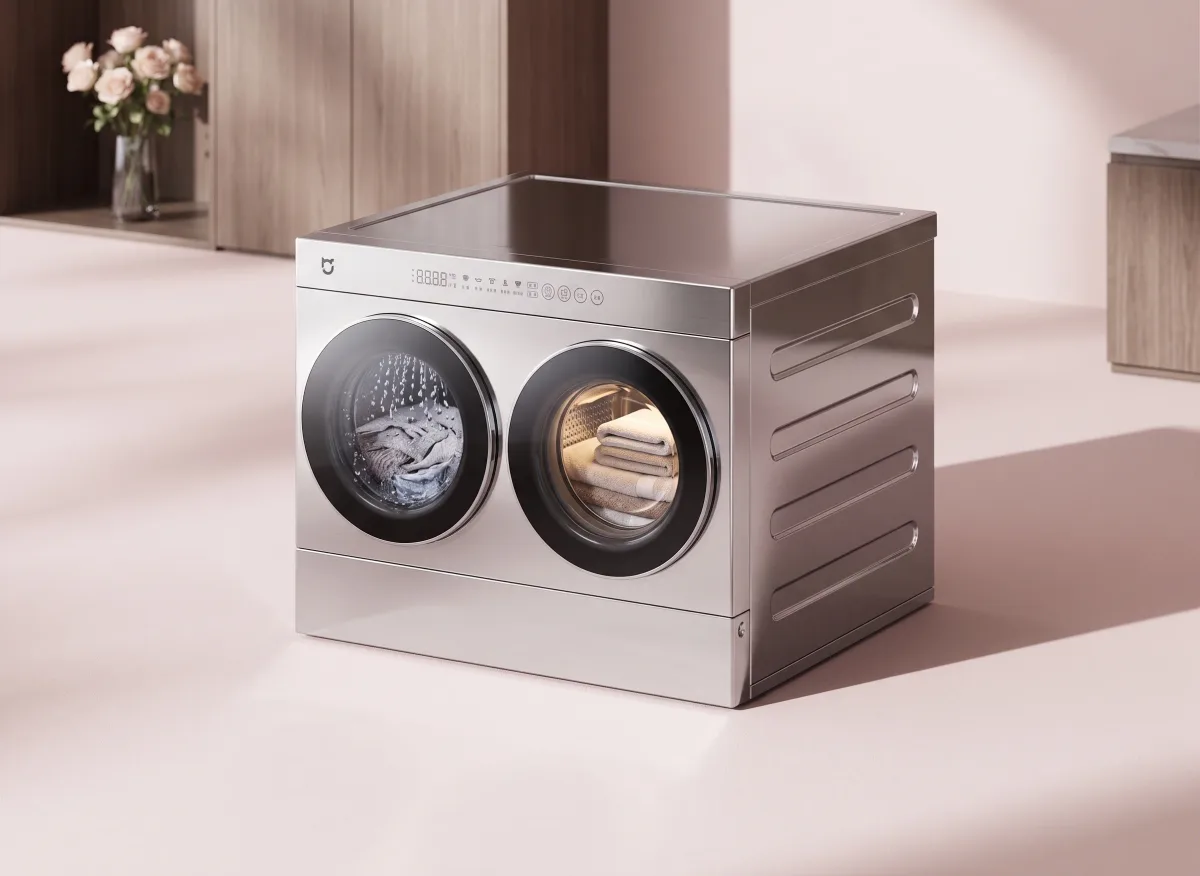 Nova máquina da Xiaomi parece de brinquedo, mas lava e seca em 40 min