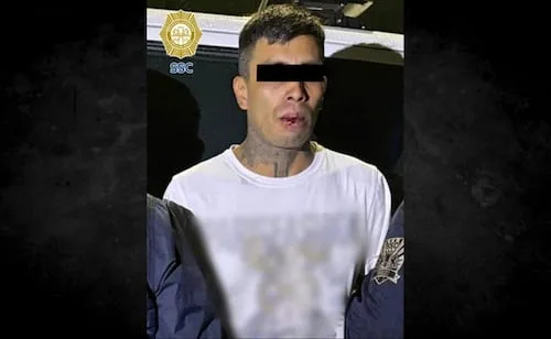 Detienen a “El Mayus”, presunto sicario de Los Malcriados, en Álvaro Obregón; tenía orden de aprehensión por feminicidio