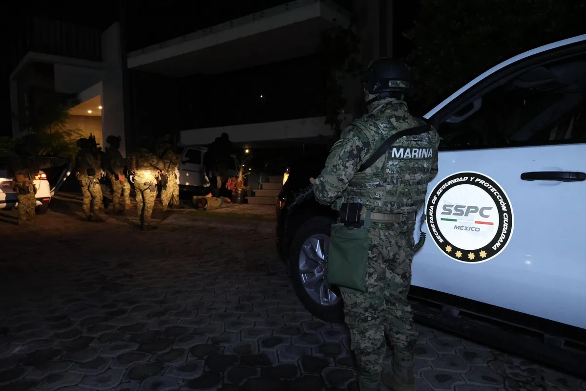 Fuerzas federales mantienen cateos en Puebla tras captura de El Amarillo, líder de Los Rusos en Guerrero