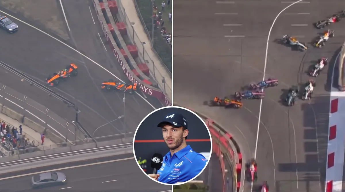 La crítica de Pierre Gasly a la F1 por el choque de Norris y la comparación con el castigo a Franco Colapinto en Bakú
