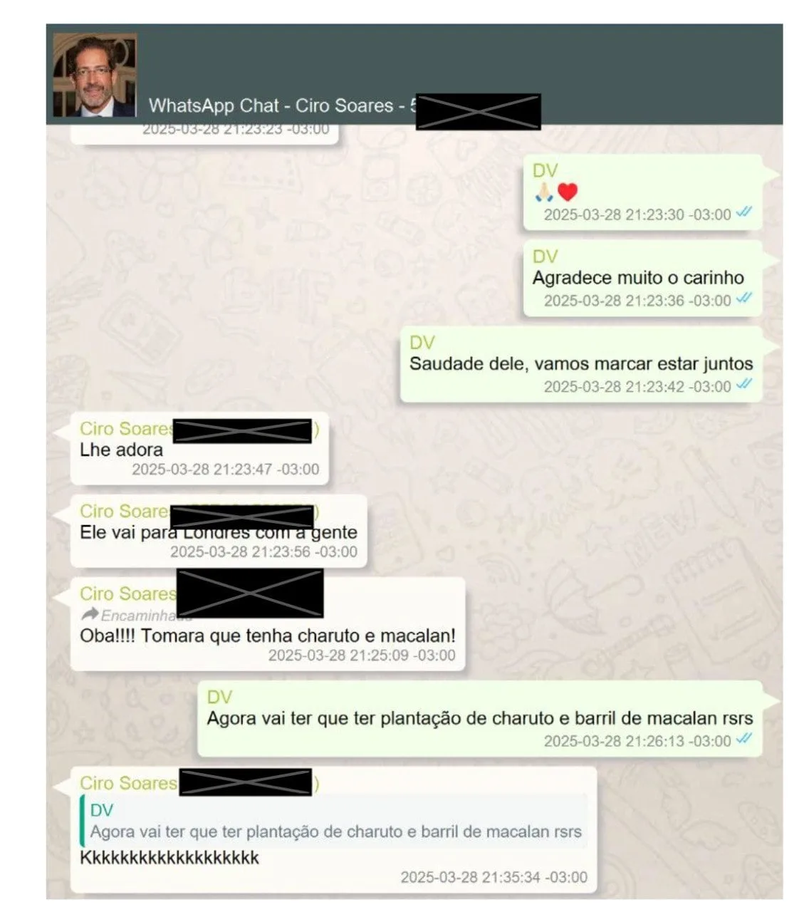 Gonet sobre evento com Vorcaro: “Que tenha charuto e Macallan!”