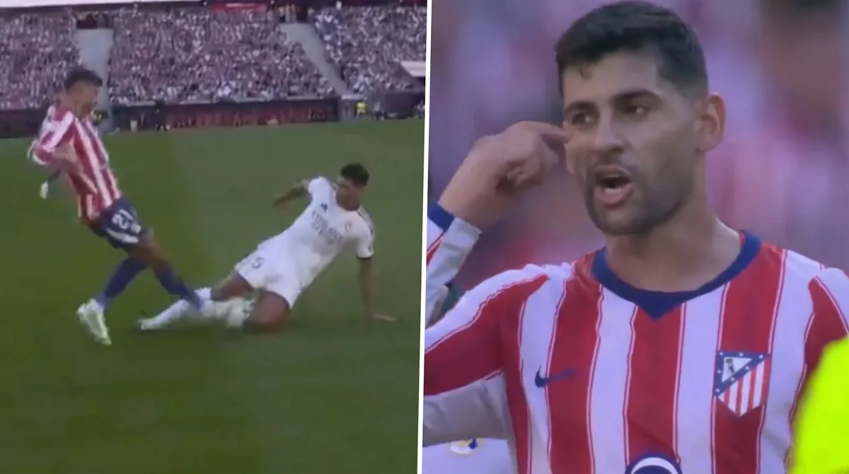 El fuerte cruce entre Cuti Romero y Bellingham en el clásico de Madrid y la acción que pudo ser expulsión: “Sos un llorón”