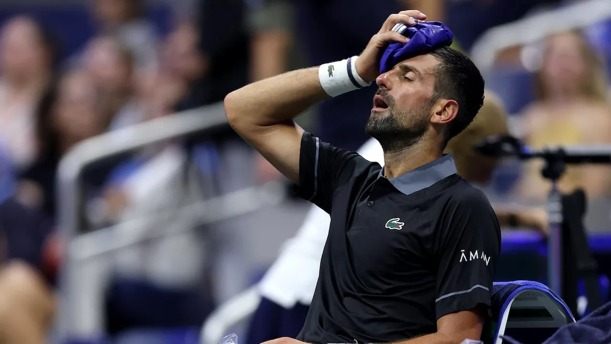 Ailing Novak Djokovic loses in opening round of U.S. Open for 1st time