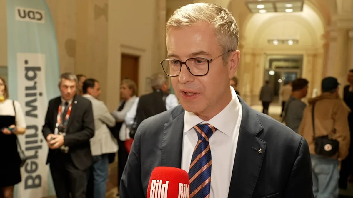 Reaktion auf die Wahl-Klatsche - CDU-Spitzenkandidat Stefan Evers im BILD-Interview