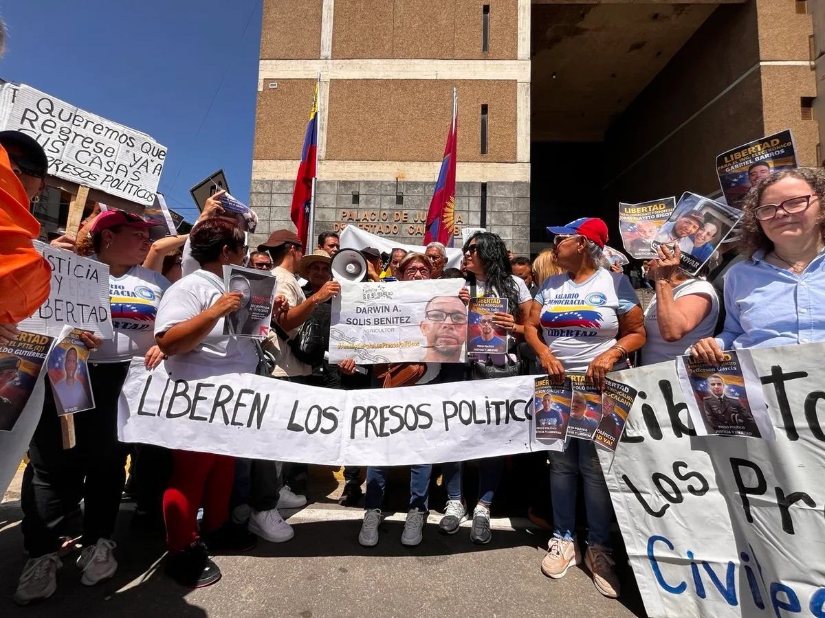 Trasladaron a cinco presos políticos para audiencia de apelación en Carabobo por el caso Paramacay