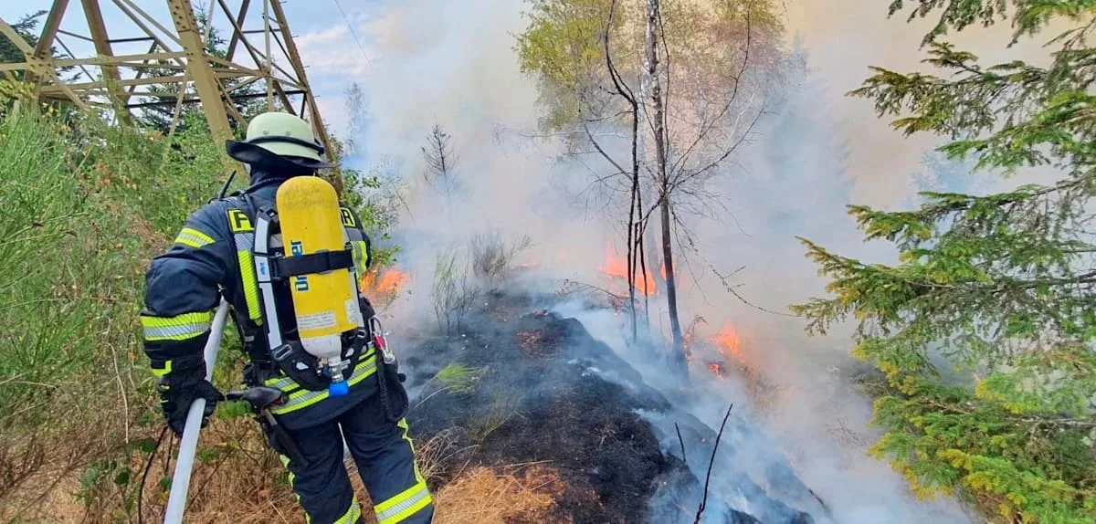 „Einsatzkräfte können nicht näher ans Feuer ran“ – Waldbrand in Baden-Württemberg breitet sich aus