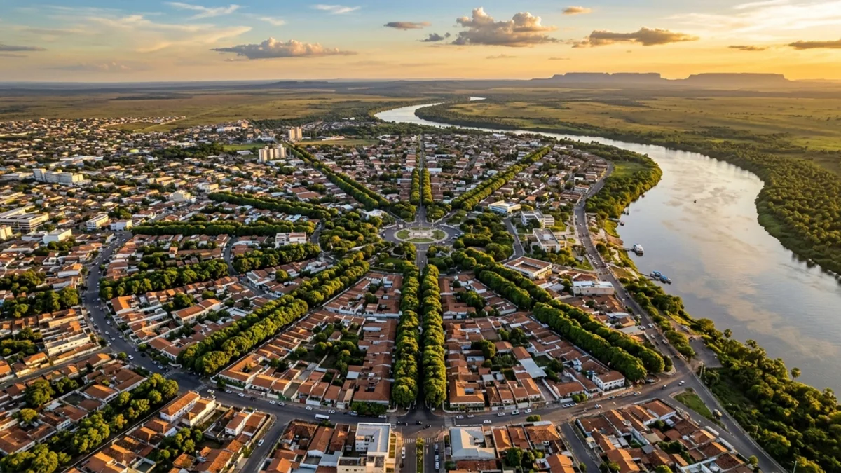 Construída em formato de leque: a única capital brasileira totalmente no Hemisfério Norte que foi desenhada com suposta inspiração nas ruas de Paris