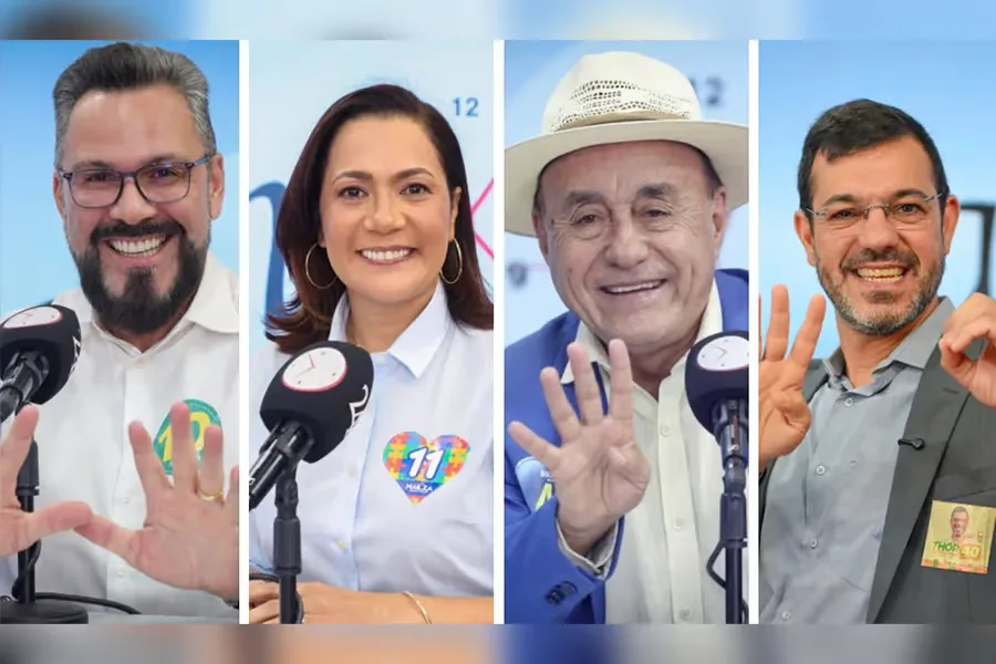 Veja as agendas de campanha dos candidatos ao governo do Acre neste domingo